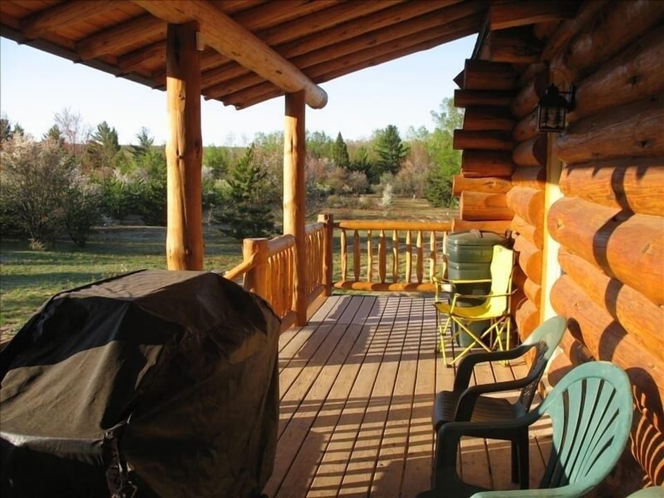 East Deck with gas grill