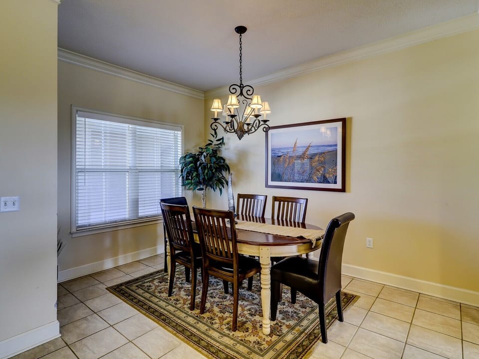 Dining Area with Seating for Six at 503 North Shore Place