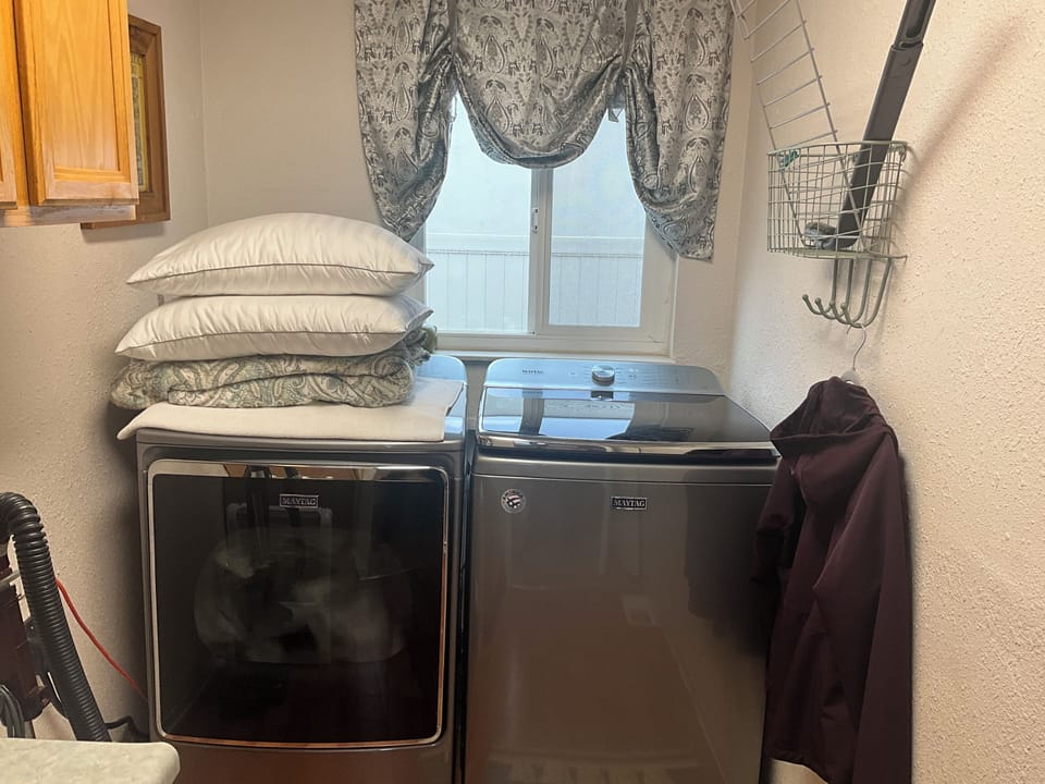 Laundry area.