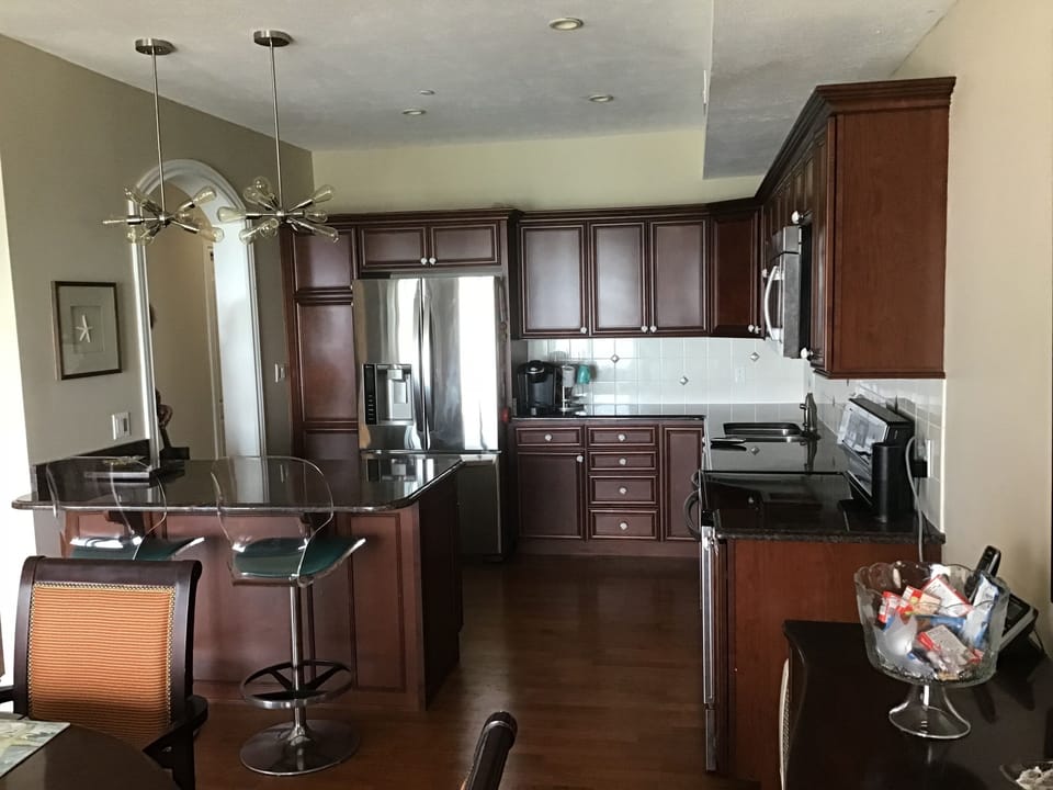 Open concept kitchen