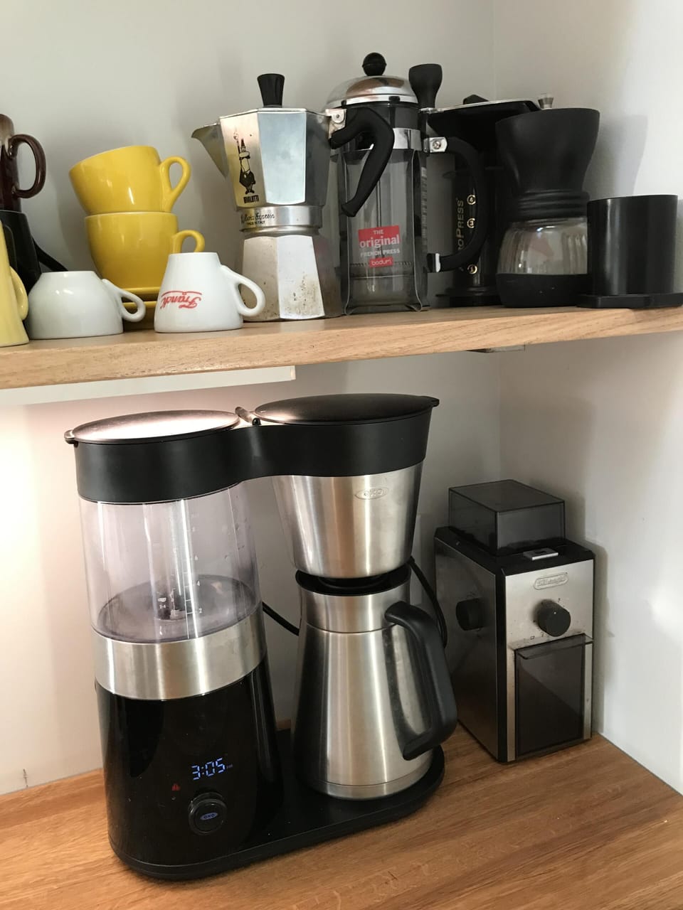 COFFEE: drip + moka + French press + grinder
