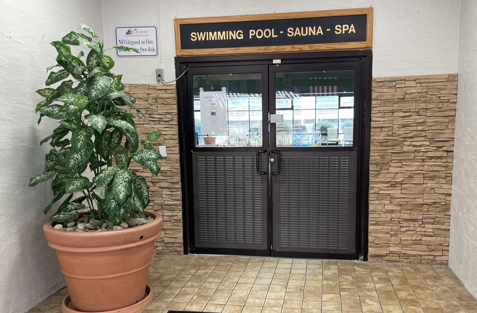 All the good stuff and entry to Fitness center too! 
