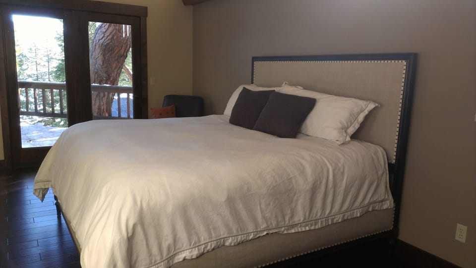 master suite with deck