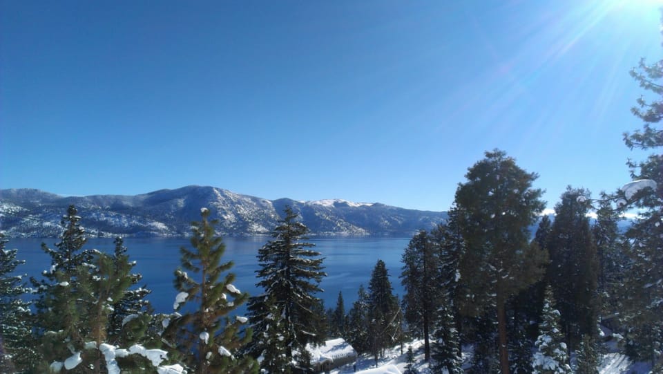 Beautiful Lake Tahoe view from deck!