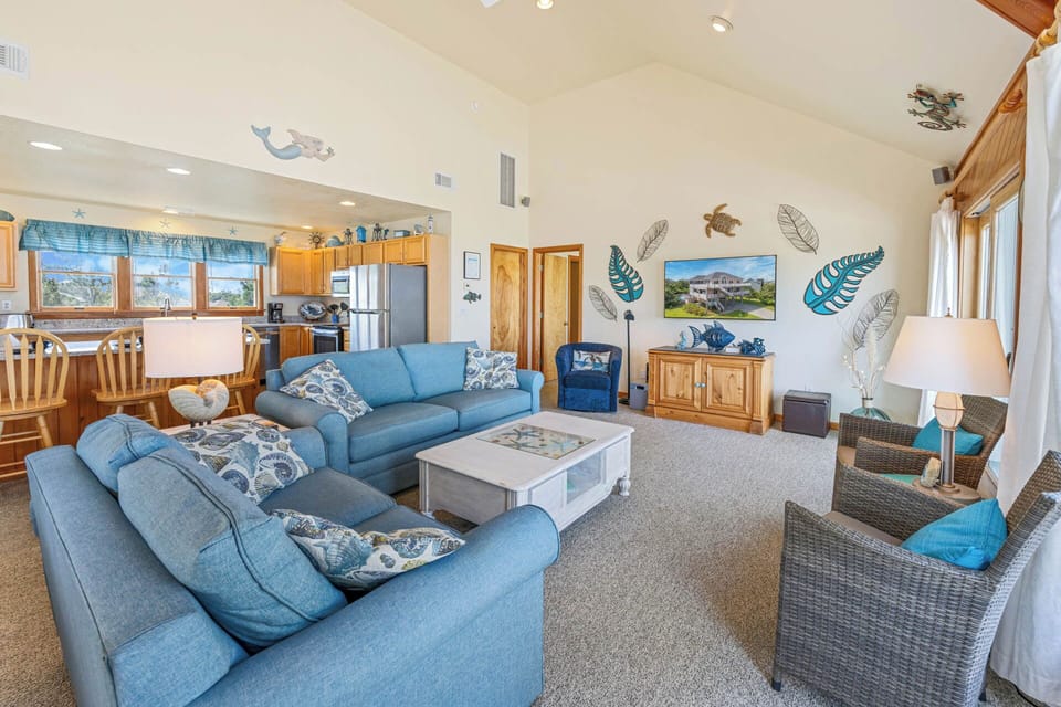 Surf or Sound Realty - 233 - Windsong - Great Room -1