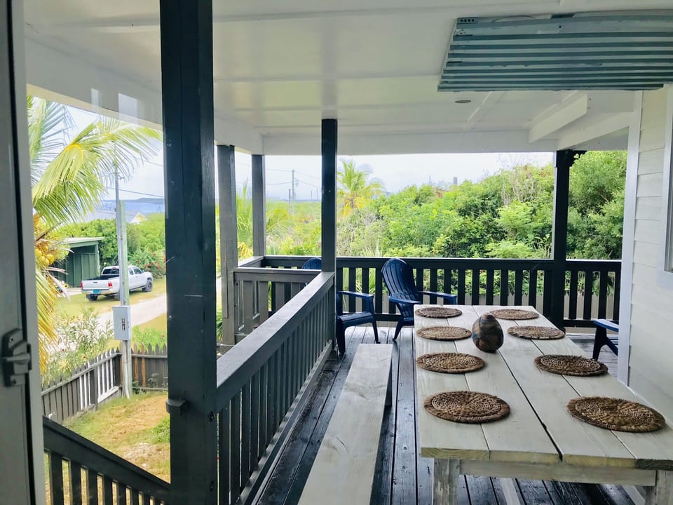exterior eating space