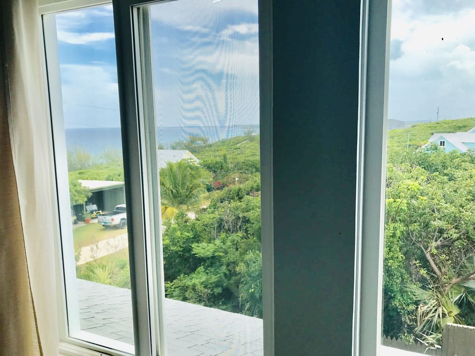 view from upstairs bedroom
