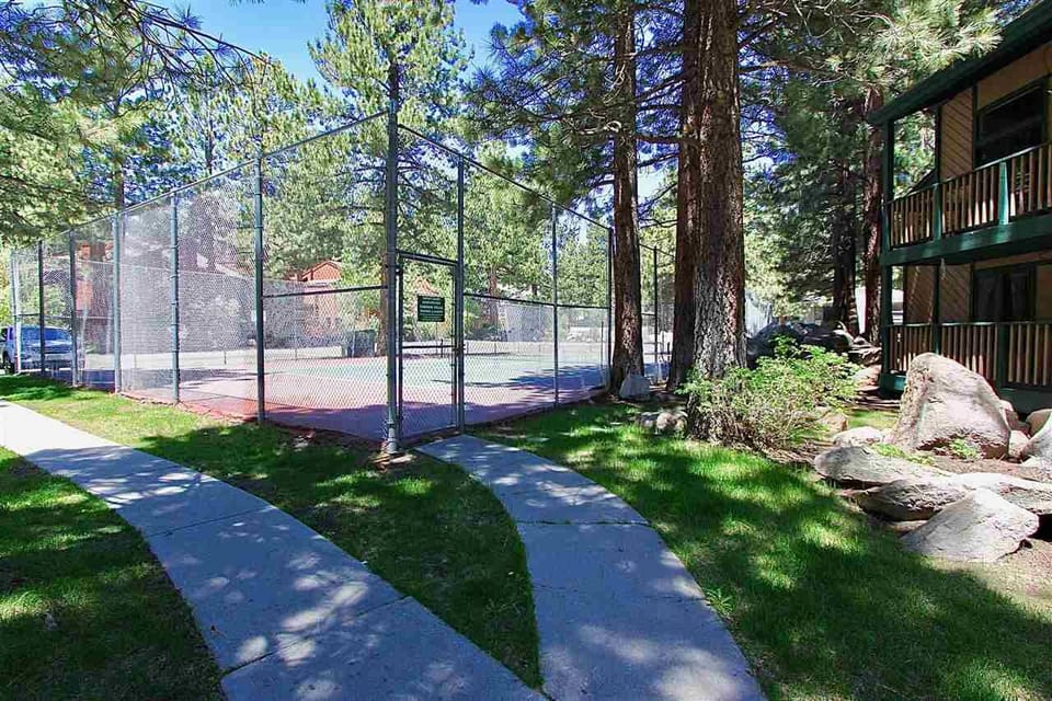 The tennis court