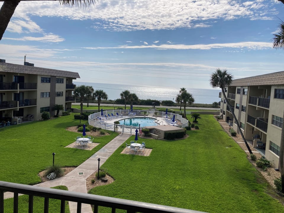 The AMAZING view looking east off of our balcony!