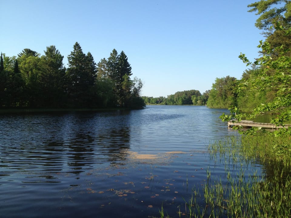 Just around the corner is the public sand beach.