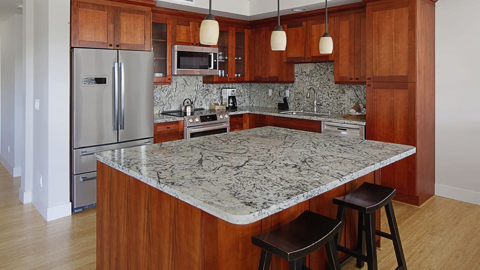 Pili Mai Resort at Poipu #03A - Fully Equipped Kitchen & Breakfast Bar - Parrish Kauai