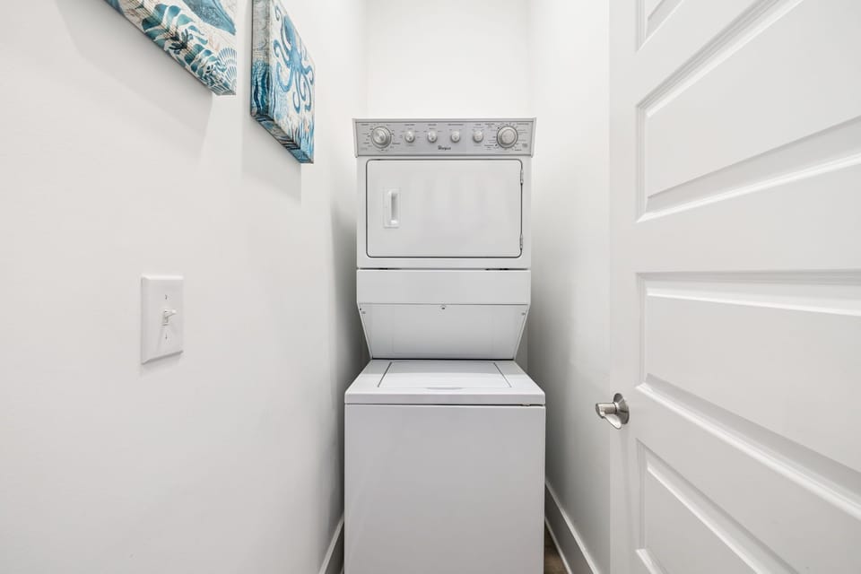 3rd Floor - Stack Washer & Dryer in the Laundry Room
