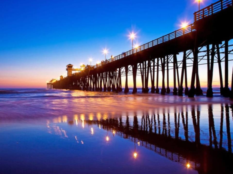 Take a stroll down the pier
