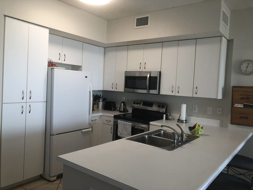 The kitchen.