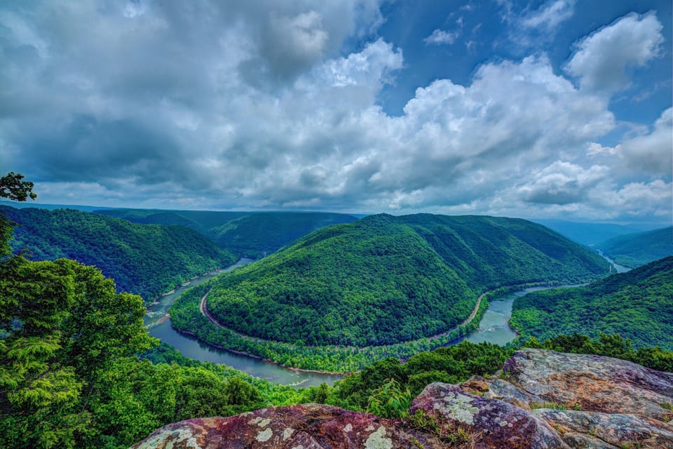 New River Gorge overlook a 20 minute drive from Dawson Lake