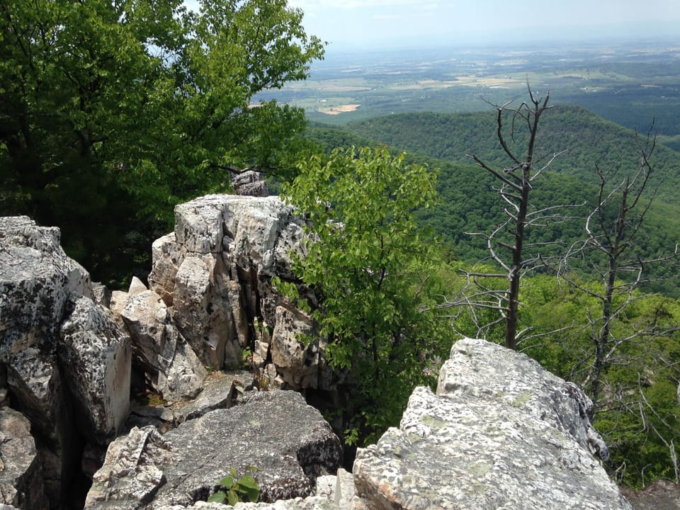 View from nearby Blue Ridge
