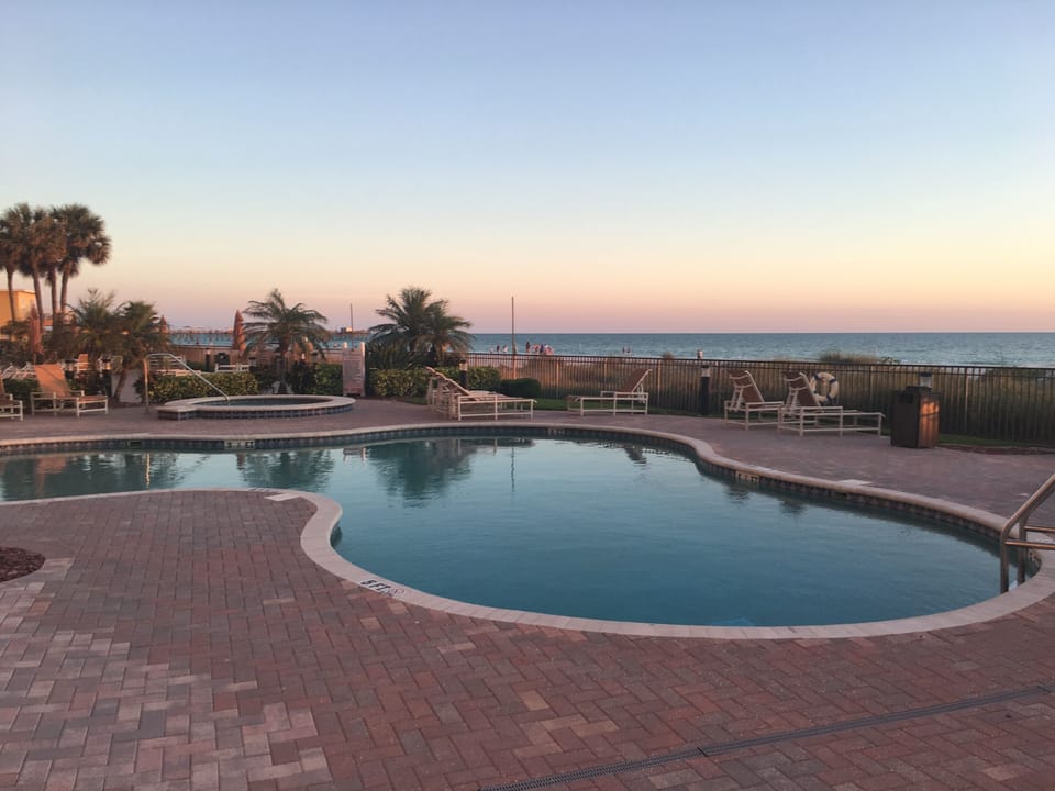 Beachside pool, 2 spas, bbq deck, and your private storage cabana