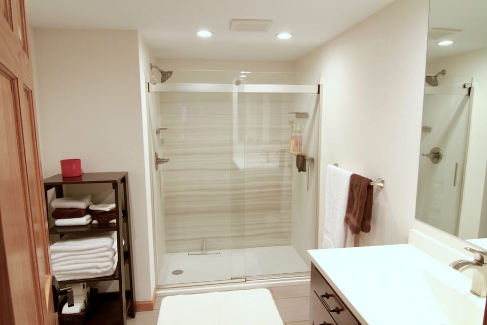 All new master bathroom with all Kohler products has a spa like feel! 