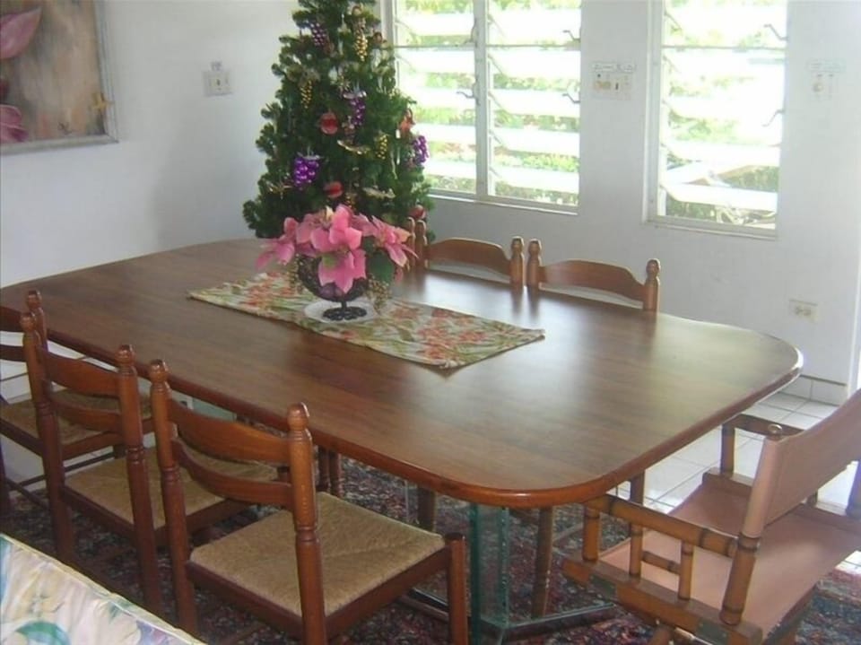 Indoor dining area