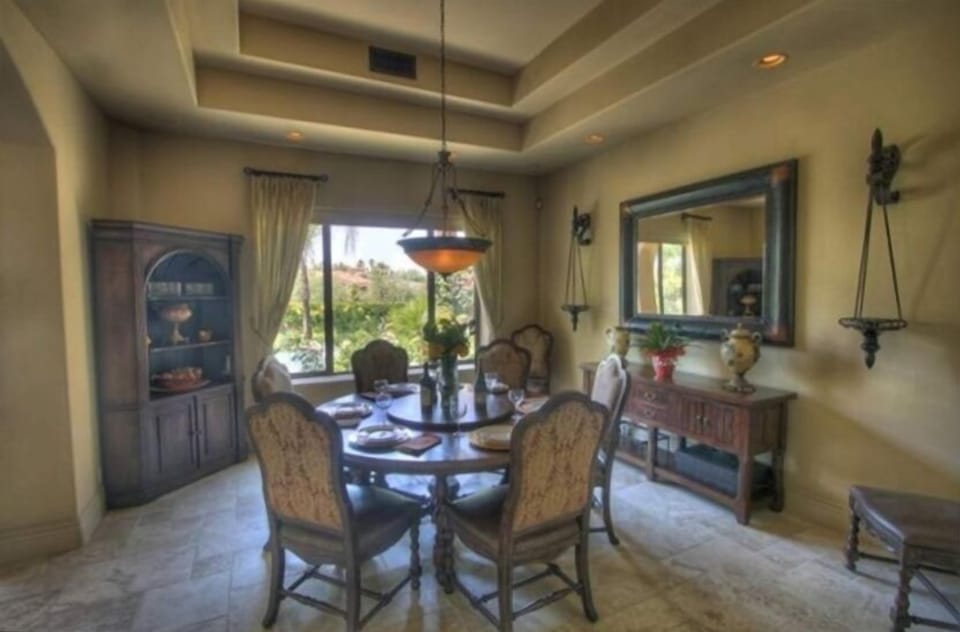 One of many Dining Tables will let your Family or Freinds Enjoy the Desert Food