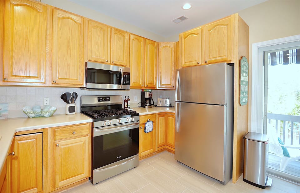 new appliances in functional kitchen