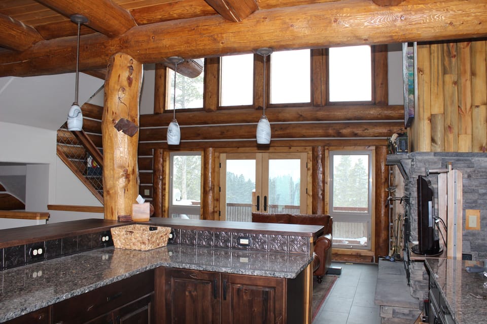 view from kitchen