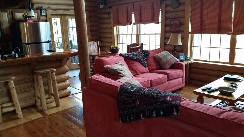 Open living rm and dining rm.