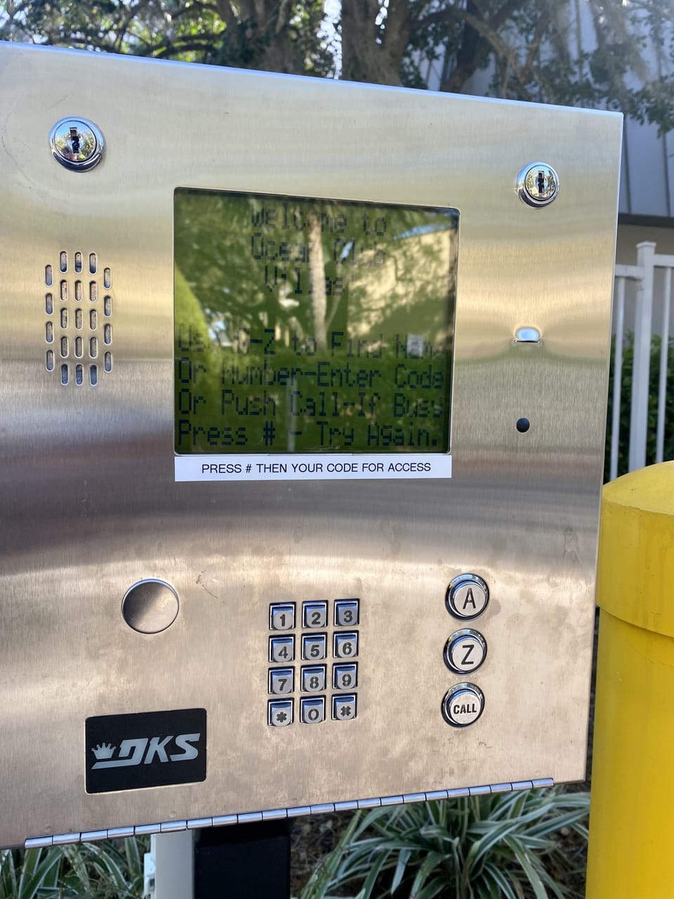 Front Gate Control Station