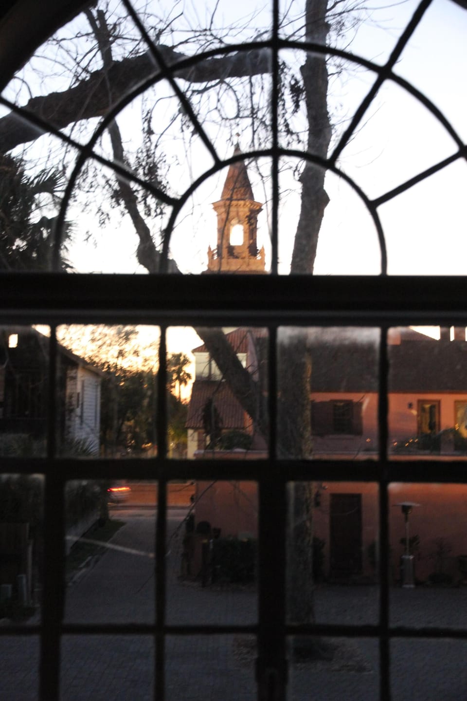 View from sitting area