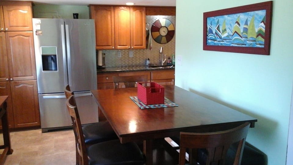 Dining table with seating for 7