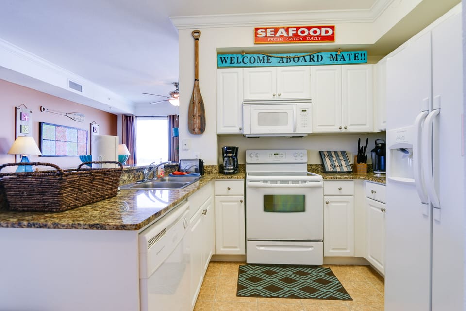 fully stocked kitchen