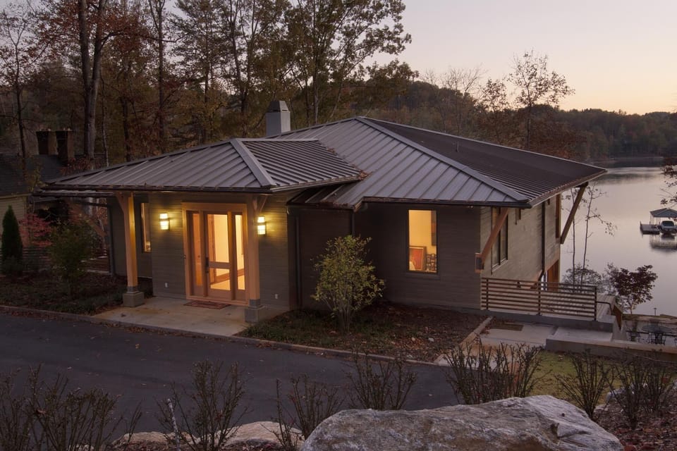 Front of house from the drive