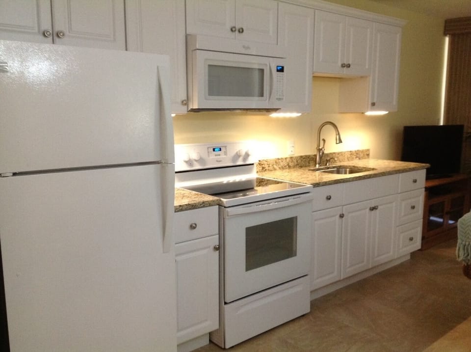 New kitchen is fully equipped