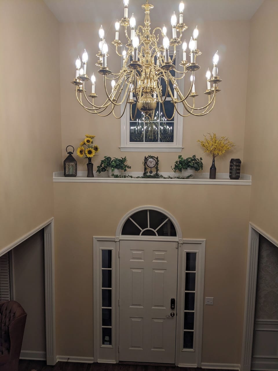 Front door view from upstairs 