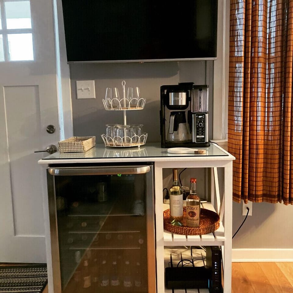 The new addition….make your fancy coffee, keep your beer & wine ice cold.