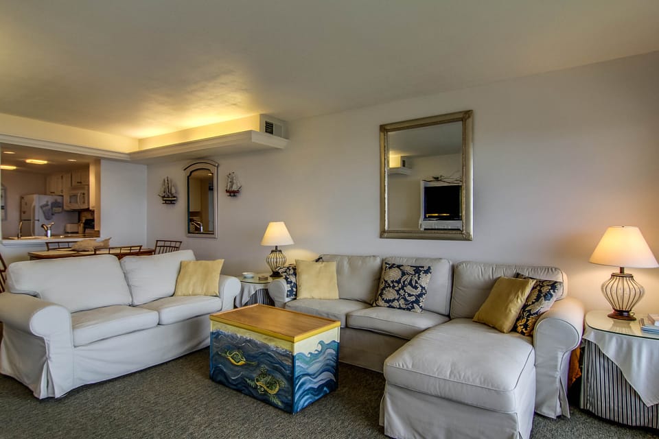 Living room with comfry chaise