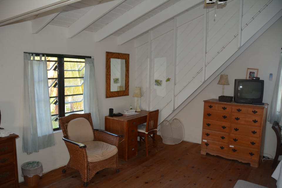 Desk in front of King Bed