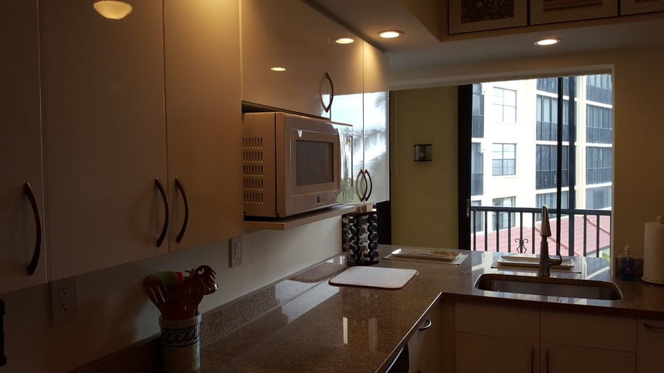kitchen with a view