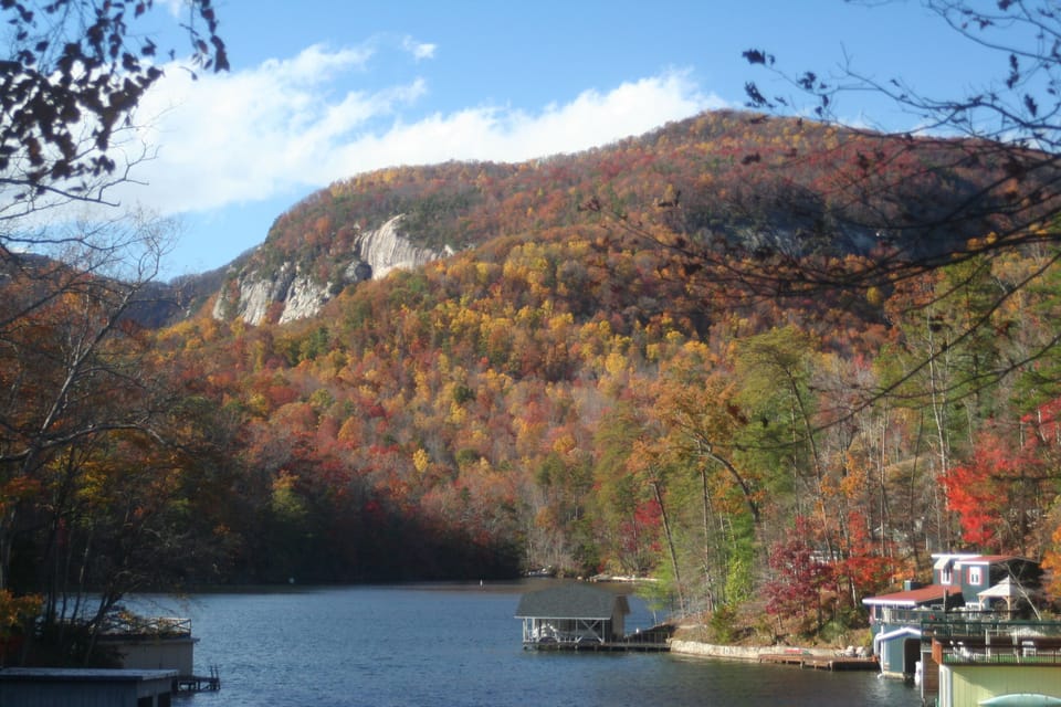 Spectacular fall color from the front porch.