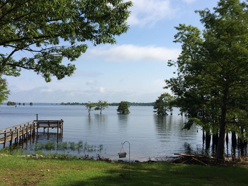 the big lake Marion
....dock and deck view

 view


