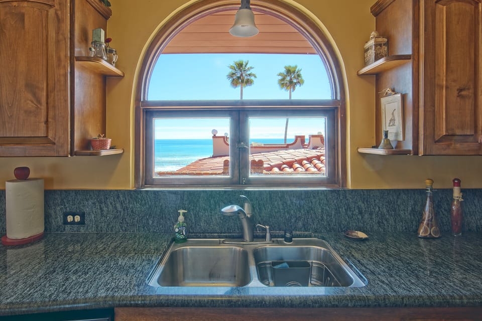 View from kitchen