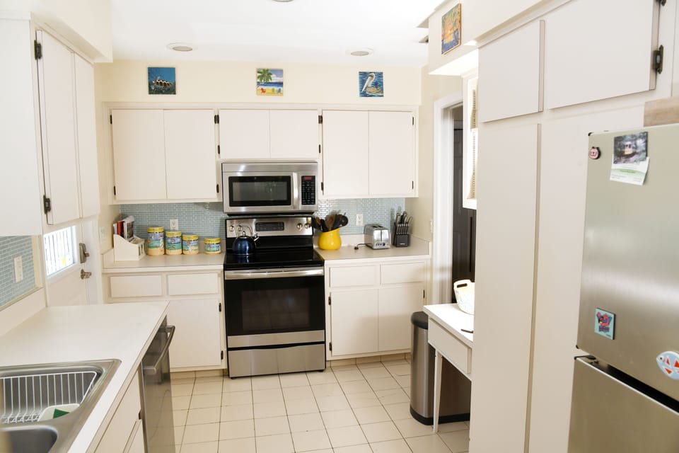 Kitchen from dining room 