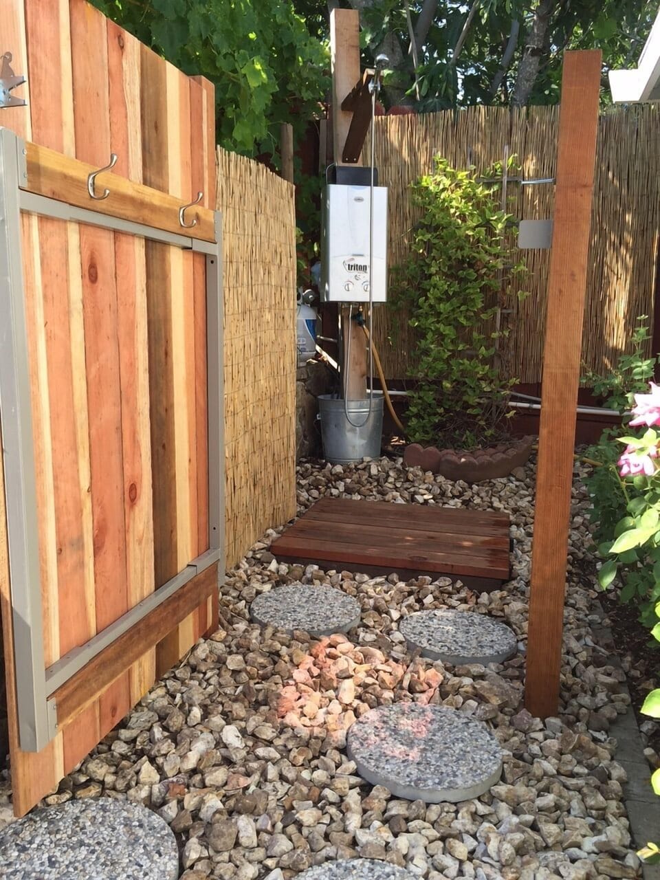 Private Outdoor Shower with awesome Garden views!
