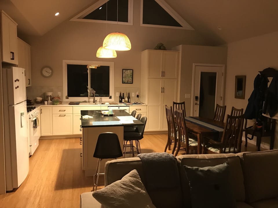 Kitchen and dining area