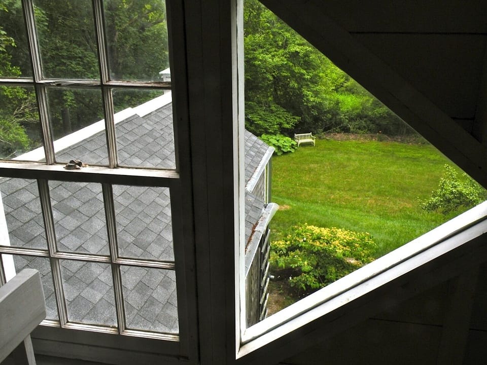 View from loft in Guest Barn