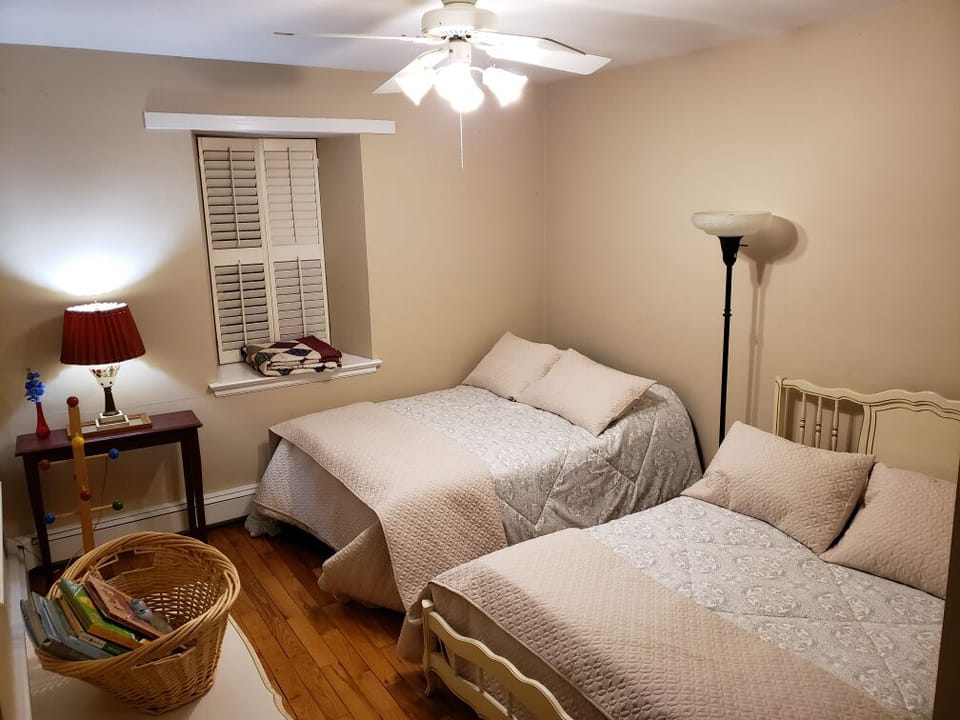 Two double beds great for the kids!
