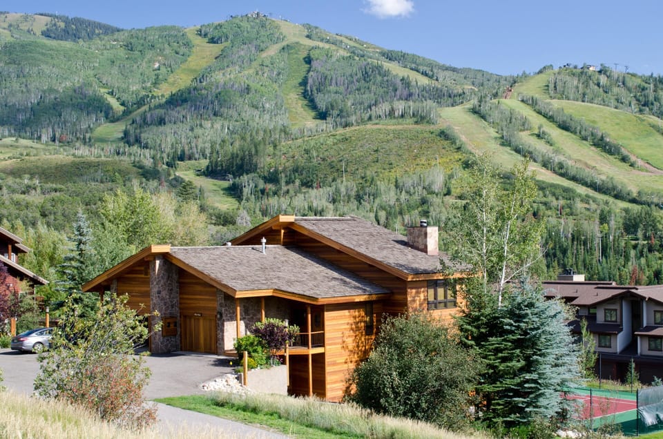 Breathe in the clean, crisp air at this beautiful mountainside villa.
