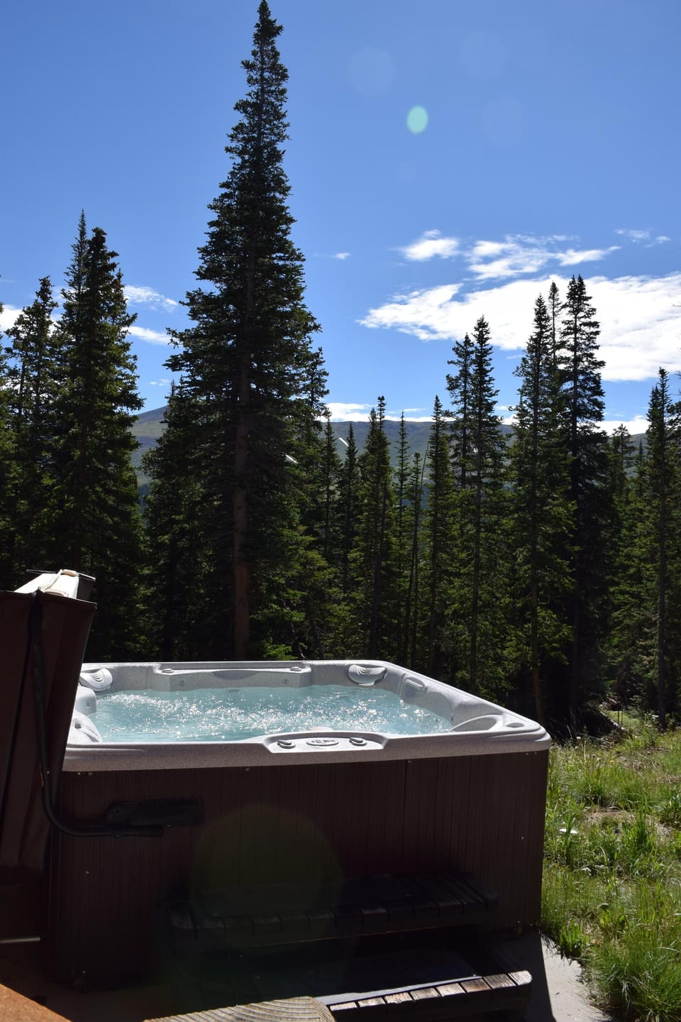 Private hot tub