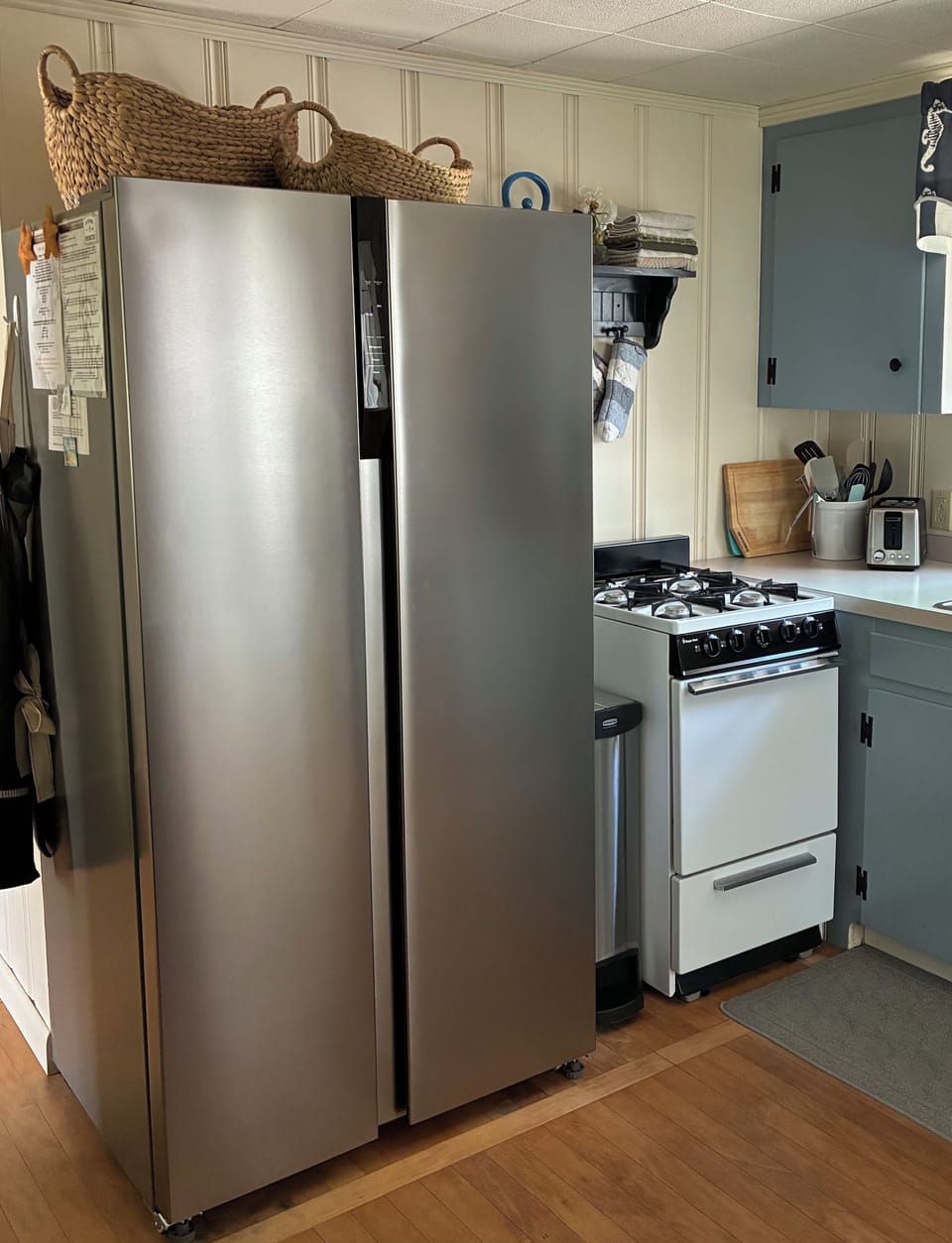 Kitchen - new fridge in 2025.