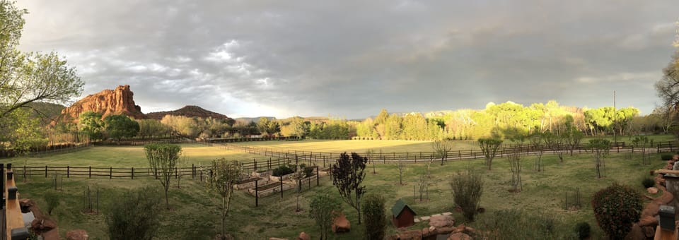 Panorama from Covered Patio